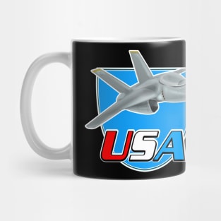 USA jet plane Mug